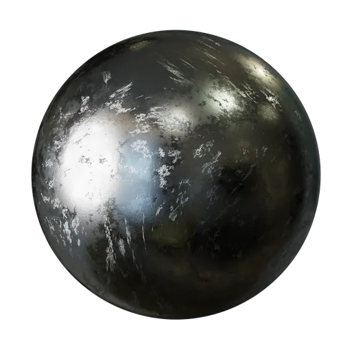 Scratched metal