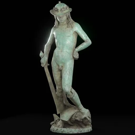 statue of Vs Donatello david