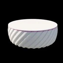 Twisted Bowl / Vase With Top