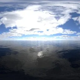 Morning light bluesky