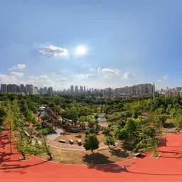 Outdoor table tennis court