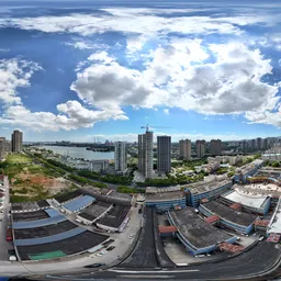 Highsky bluesky cloud old building 18k