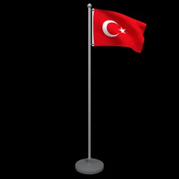 Animated Flag of Turkey