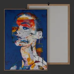 Abstract Painting Art/Canvas Frame