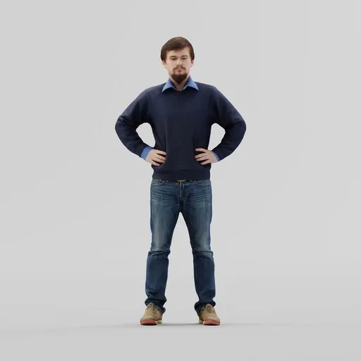 Casual Man Standing