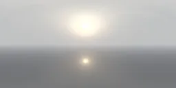 White foggy sky
