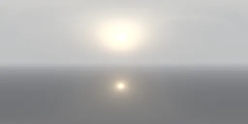 White foggy sky