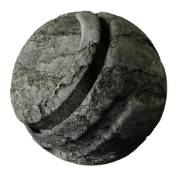 Cracked Granite Rock