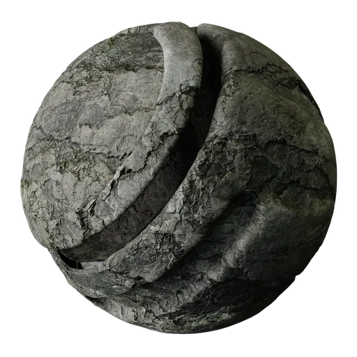 Cracked Granite Rock