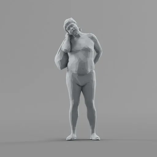 Lowpoly Bad Santa