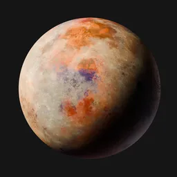 Orange Planet- Fictional Planet.