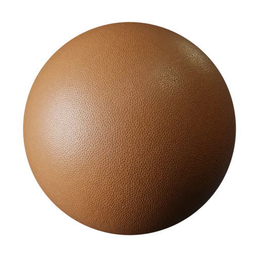 Hazelnut brown grain leather