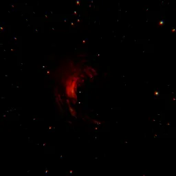 Red Stellar Core Nebula  Environment