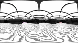 Futuristic Wave Floor Garage HDRI