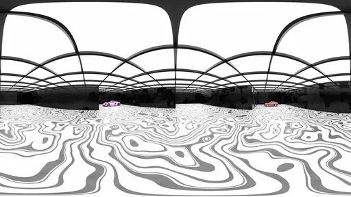 Futuristic Wave Floor Garage HDRI