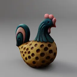 Decorative Chicken Ornament