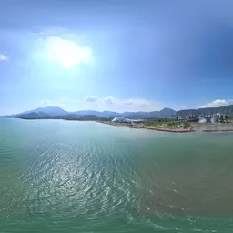 Green tree mountain cloud bluesky