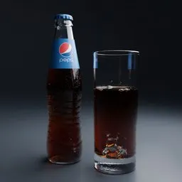 Pepsi Glass Bottle