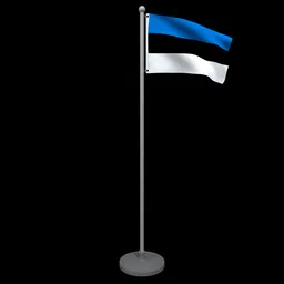 Animated Flag of Estonia