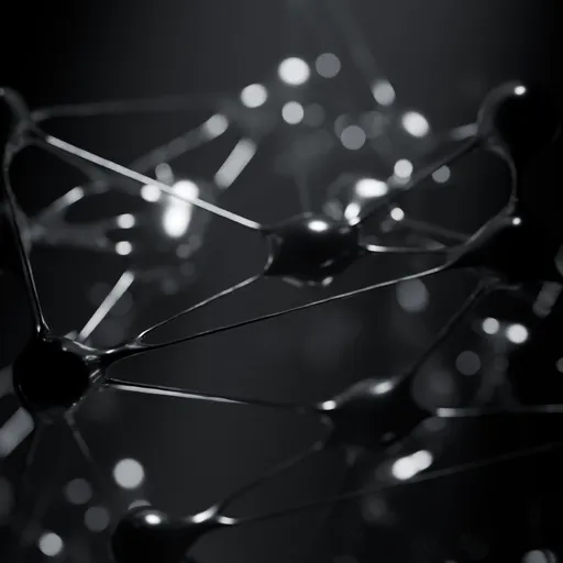 Neural Network Mesh Black Fluid Node