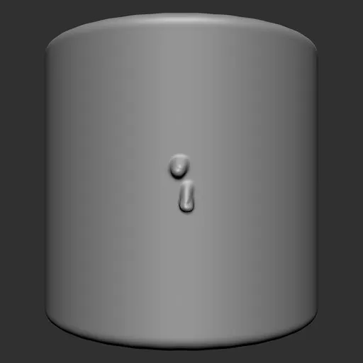 Detailed ER Welding Brush 35 effect for 3D sculpting in Blender, creating realistic metal surface damage.