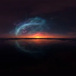 Abstract Night Twilight Sky