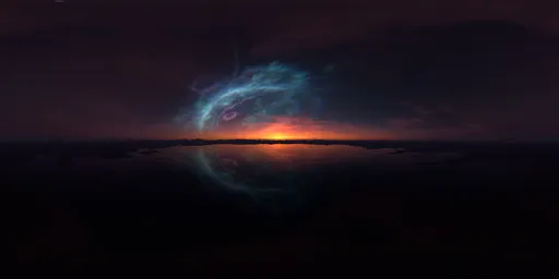 Abstract Night Twilight Sky