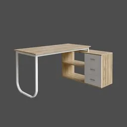 L-Shaped Writing Desk