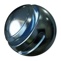 Light Blue Scratched Painted Steel