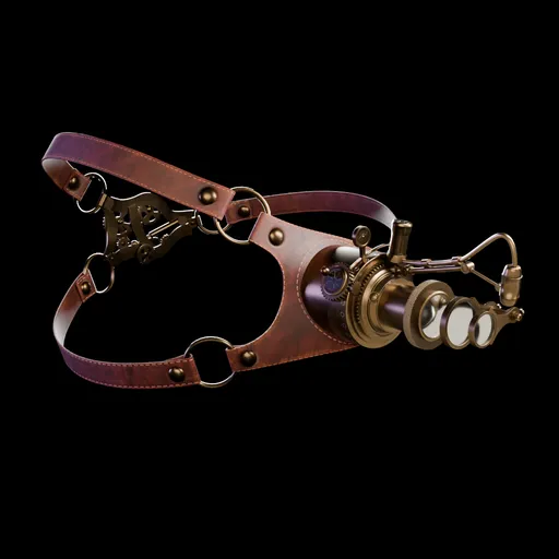 Steampunk monogoggle