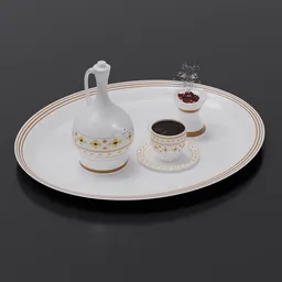 Coffee serving set