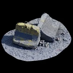 Scan Concrete barriers