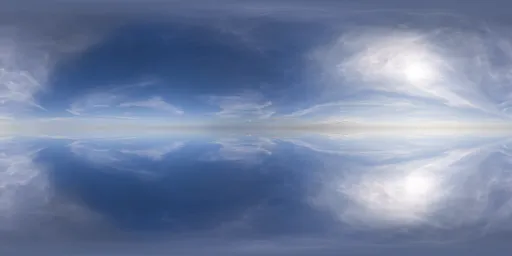 Infinite Real Sky - Cloudy Blue Day