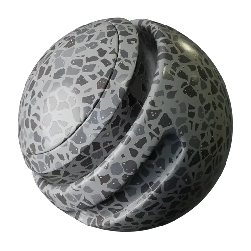 Procedural Grey Terrazzo