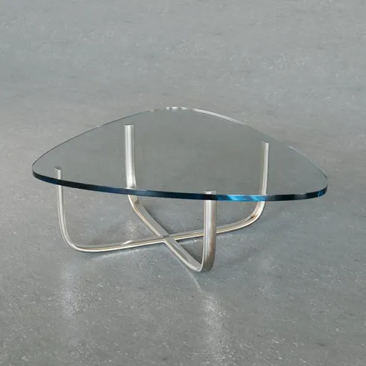 Crossframe Glass Coffee Table