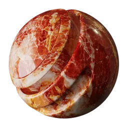 Red Apricot Quartz Marble