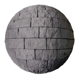 High-resolution granit stone wall texture with realistic details for 3D rendering in Blender, seamless PBR material.