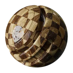Chess Wood Pattern Used