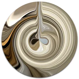 Liquid Layers Round Marl Carpet