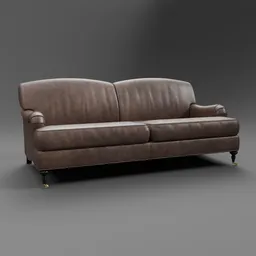 Barclay Leather Sofa