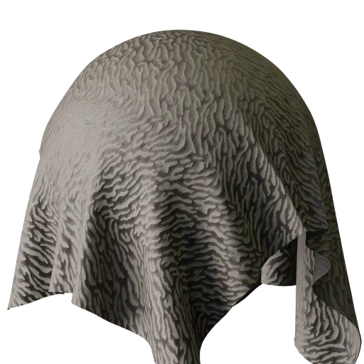 Graphical Grey Velvet