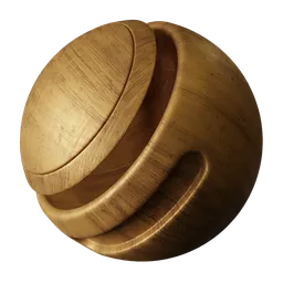 Maple Veneer Wood Brown