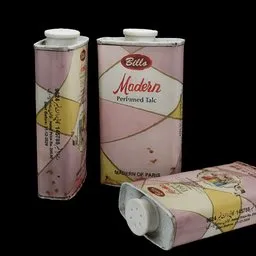 Perfumed Talc Tin