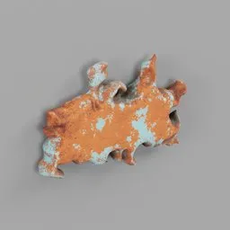 Rough metal  Letter - (dash/minus)