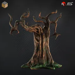 Tree 05 - Halloween Asset Bundle