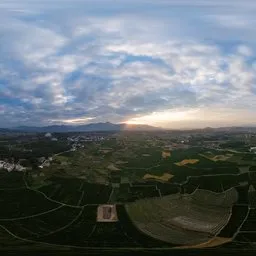 Cloudy sunset