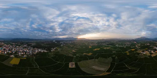Cloudy sunset