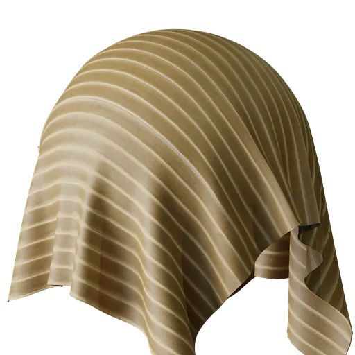 Stripe Natural Velvet