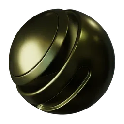 Gold Frosted Metal