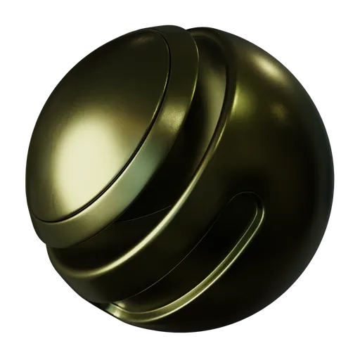 Gold Frosted Metal